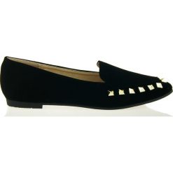 Espadryle damskie z ćwiekami (38). Czarne espadryle Sergio todzi, bez wzorów, bez obcasa, bez zapięcia. Za 49.00 zł.