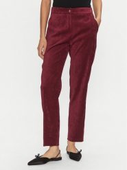 ARTIGLI Spodnie materiałowe ACPA000633 Bordowy Regular Fit. Czerwone spodnie materiałowe Artigli, bez wzorów, z materiału. Za 199.99 zł.