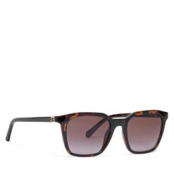 Okulary przeciwsłoneczne Guess. Brązowe okulary przeciwsłoneczne Guess, z aplikacjami. Za 499.99 zł.