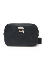 KARL LAGERFELD Torebka A1W30494 Czarny. Czarne listonoszki KARL LAGERFELD, bez wzorów, ze skóry, bez dodatków. Za 579.99 zł.
