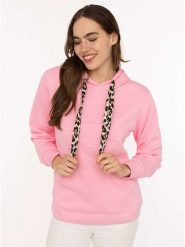 Zwillingsherz Bluza "Strong Soul" w kolorze różowym rozmiar: S/M. Różowe bluzy Zwillingsherz, m, bez wzorów, z kapturem. Za 202.03 zł.