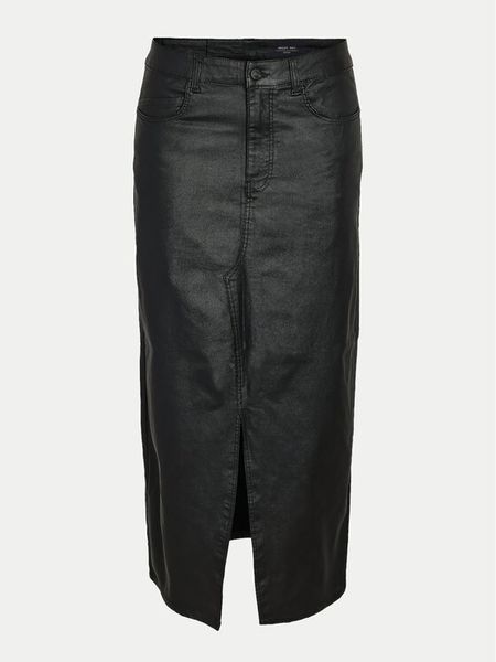 Noisy May Spódnica z imitacji skóry Kath 27031002 Czarny Regular Fit. Czarne spódnice Noisy may, m, bez wzorów, ze skóry. Za 119.99 zł.