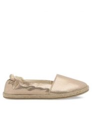 Jenny Fairy Espadryle KAYLA WSK1609-05 Złoty. Żółte espadryle Jenny Fairy, bez wzorów, z materiału, bez obcasa, bez zapięcia. Za 59.99 zł.