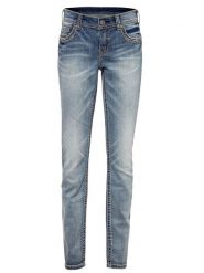 Heine Dżinsy - Slim fit - w kolorze błękitnym rozmiar: 48. Niebieskie jeansy Heine, bez wzorów. Za 118.84 zł.