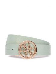 Guess Pasek Damski BW9319 P6135 Beżowy. Brązowe paski Guess, z aplikacjami, ze skóry. Za 239.99 zł.