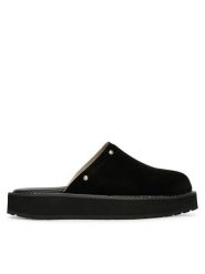 EMU Australia Klapki Maroo W13285 Czarny. Czarne klapki EMU Australia, bez wzorów, ze skóry, bez obcasa. Za 429.99 zł.