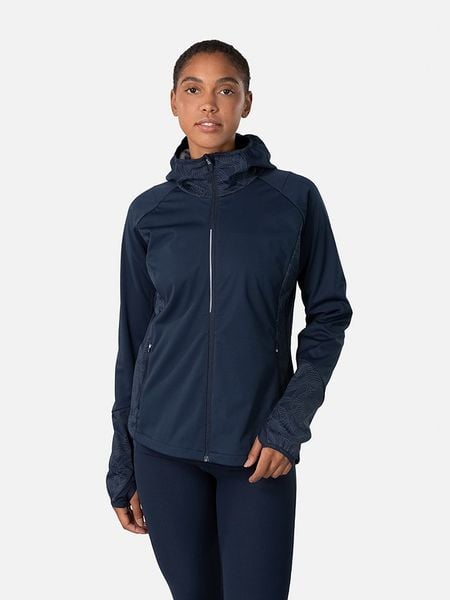 KARI TRAA Kurtka funkcyjna "Vilde" w kolorze granatowym rozmiar: S. Niebieskie kurtki sportowe Kari Traa, m, bez wzorów, bez kaptura, outdoorowe. Za 271.03 zł.