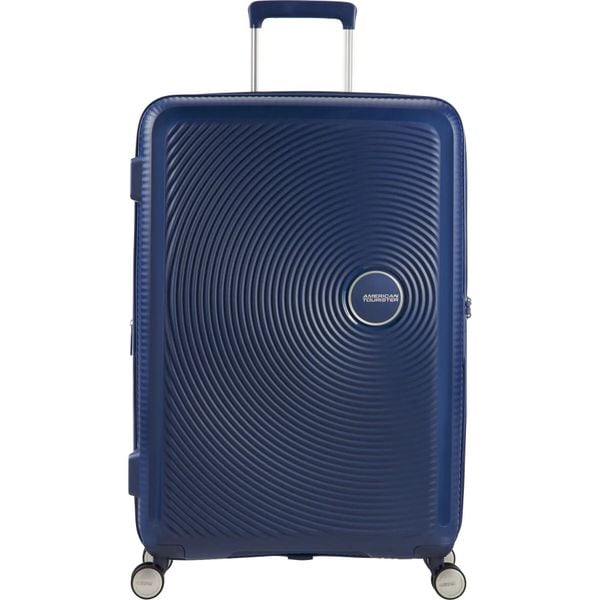 Walizka American Tourister Soundbox 67/24 TSA EXP. Niebieskie walizki American Tourister, bez wzorów. Za 656.40 zł.
