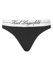 KARL LAGERFELD Figi klasyczne A1W47094 Czarny. Czarne figi KARL LAGERFELD, xs, bez wzorów, z bawełny. Za 129.99 zł.