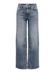 ONLY Jeansy Madison 15353692 Niebieski Wide Leg. Niebieskie jeansy Only, xs, bez wzorów. Za 239.99 zł.