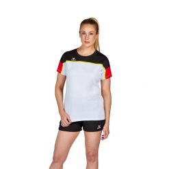 Damski jersey Erima Change. Białe koszulki sportowe Erima, bez wzorów, z jersey, bez ramiączek, do piłki nożnej. Za 187.35 zł.