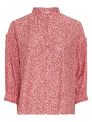 MOSS COPENHAGEN Bluzka w kolorze jasnoróżowym rozmiar: M/L. Różowe bluzki Moss Copenhagen, l, bez wzorów, bez kołnierzyka, bez ramiączek. Za 164.95 zł.