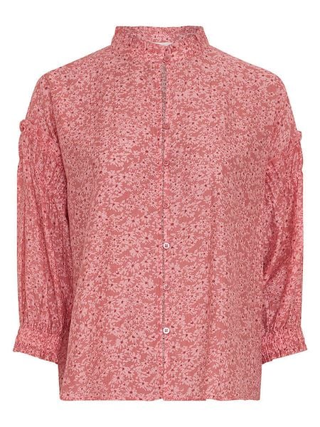 MOSS COPENHAGEN Bluzka w kolorze jasnoróżowym rozmiar: M/L. Różowe bluzki Moss Copenhagen, l, bez wzorów, bez kołnierzyka, bez ramiączek. Za 154.95 zł.