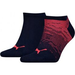 Skarpetki Puma Czarne/Czerwone 43-46 - Wygodne i Oddychające. Czarne skarpety ZEAGLE, bez wzorów, z bawełny. Za 79.99 zł.