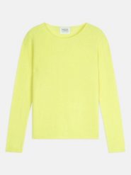 AUTHENTIC CASHMERE Kaszmirowy sweter "Epéna" w kolorze żółtym rozmiar: S. Żółte swetry AUTHENTIC CASHMERE, s, bez wzorów, z kaszmiru, bez ramiączek. Za 347.99 zł.