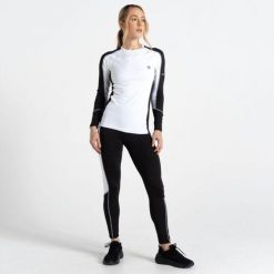 Damska bielizna termiczna turystyczna zestaw Exchange III. Czarna bielizna sportowa Dare 2b, bez wzorów. W wyprzedaży za 169.99 zł.