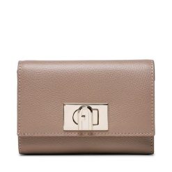 Duży Portfel Damski Furla. Brązowe portfele Furla, bez wzorów. Za 749.99 zł.