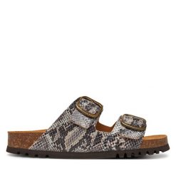 Klapki Scholl. Brązowe klapki Scholl, bez wzorów, bez obcasa. Za 229.99 zł.