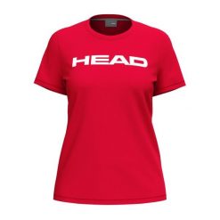 Koszulka damska Head Club Original. Czerwone bluzki Head, bez wzorów, sportowe, bez kołnierzyka, bez ramiączek. W wyprzedaży za 117.00 zł.