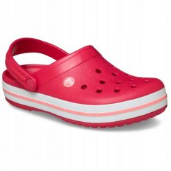 Chodaki Klapki Unisex Crocband 11016 Clog 46-47. Białe klapki Crocs, bez wzorów, z materiału, bez obcasa. Za 289.99 zł.