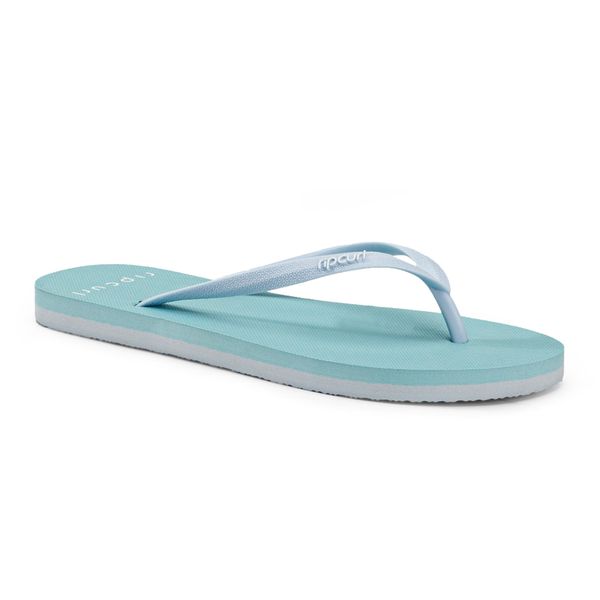Japonki plażowe damskie Rip Curl Bondi 8089. Niebieskie klapki Rip Curl, bez wzorów, bez obcasa. Za 39.99 zł.