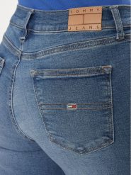Tommy Jeans Jeansy Nora DW0DW17568 Niebieski Skinny Fit. Niebieskie jeansy Tommy Jeans, bez wzorów. Za 239.99 zł.