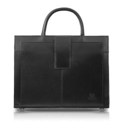 Torebka damska skórzana aktówka A4 do ręki i na ramię skóra licowa Paolo Peruzzi T-94-BL. Brązowe torby na ramię bez wzorów, z materiału, biznesowe, do ręki, bez dodatków. Za 419.00 zł.