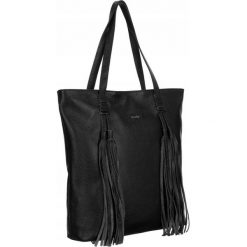 Shopperka skórzana boho Rovicky TWR-164 czarna. Czarne shopper ROVICKY, bez wzorów, ze skóry, bez dodatków. Za 320.15 zł.