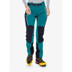 Spodnie softshell damskie La Sportiva Zupo 2.0 Pant. Niebieskie spodnie narciarskie La Sportiva, bez wzorów, z softshellu, trekkingowe. Za 729.69 zł.