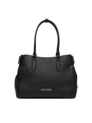 LOVE MOSCHINO Torebka JC4095PP1PLT1000 Czarny. Czarne torebki klasyczne Love Moschino, bez wzorów, ze skóry, bez dodatków. Za 1,059.00 zł.