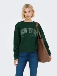 ONLY Bluza w kolorze zielonym rozmiar: L. Zielone bluzy sportowe Only, l, bez wzorów, bez kaptura. Za 85.45 zł.