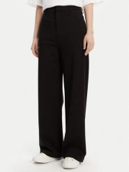 Calvin Klein Jeans Spodnie palazzo J20J225334 Czarny Wide Leg. Czarne spodnie materiałowe Calvin Klein Jeans, s, bez wzorów, z jeansu. Za 289.99 zł.