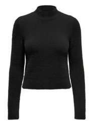 ONLY Sweter w kolorze czarnym rozmiar: L. Czarne swetry Only, l, bez wzorów, bez ramiączek. Za 81.45 zł.