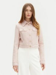 Guess Marynarka W5RN47 WGW82 Różowy Regular Fit. Czerwone marynarki i żakiety Guess, l, z aplikacjami, z syntetyku. Za 469.99 zł.