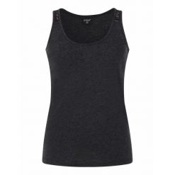 Damski tank top Protest Prtimpulse. Czarne topy Protest, bez wzorów, bez kołnierzyka, bez ramiączek. Za 217.00 zł.