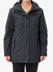 Kurtka ocieplana damska Vaude Rosemoor Padded Parka. Czarne kurtki Vaude, na zimę, m, bez wzorów, bez kaptura, primaloft. Za 709.49 zł.