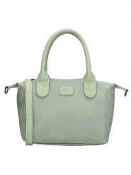 Charm Torebka "Buckingham Mono" w kolorze jasnozielonym - 30 x 20 x 11 cm rozmiar: onesize. Zielone torby na ramię Charm, bez wzorów, z materiału, przez ramię, bez dodatków. Za 86.99 zł.