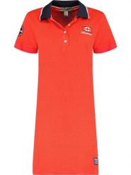 ANAPURNA Sukienka "Katchatana" w kolorze czerwonym rozmiar: S. Czerwone sukienki ANAPURNA, na co dzień, s, z aplikacjami, z bawełny, bez kołnierzyka, bez ramiączek, mini, proste. Za 73.99 zł.