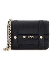 Guess Torebka w kolorze czarnym - 13 x 9 x 3 cm rozmiar: onesize. Czarne torby na ramię Guess, z aplikacjami, z materiału, na ramię, bez dodatków. Za 277.36 zł.