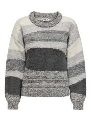 ONLY Sweter w kolorze szarym rozmiar: M. Szare swetry Only, m, bez wzorów, ze splotem, bez ramiączek. Za 65.85 zł.