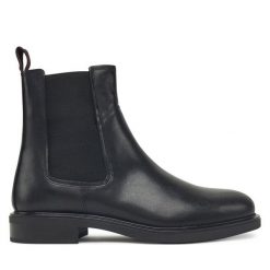 Sztyblety Vagabond Shoemakers. Czarne botki Vagabond Shoemakers, bez wzorów, bez obcasa, na płaskiej podeszwie, bez zapięcia. Za 759.99 zł.