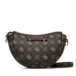 Torebka Guess. Brązowe listonoszki Guess, z aplikacjami, bez dodatków. Za 589.99 zł.