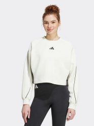 Adidas Bluza w kolorze kremowym rozmiar: XS. Brązowe bluzy Adidas, xs, bez wzorów, bez kaptura. Za 169.67 zł.