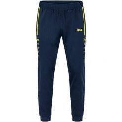 Spodnie dresowe polyesterowe Jako Allround. Niebieskie spodnie sportowe JAKO, bez wzorów, z dresówki, do piłki nożnej. Za 241.00 zł.