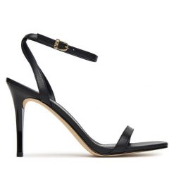 Sandały MICHAEL Michael Kors. Czarne sandały MICHAEL Michael Kors, bez wzorów, bez obcasa, na szpilce, bez zapięcia. Za 619.99 zł.
