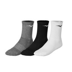Skarpety Mizuno Training 3 pary white/black /melange. Białe skarpety Mizuno, bez wzorów, z elastanu. Za 36.99 zł.