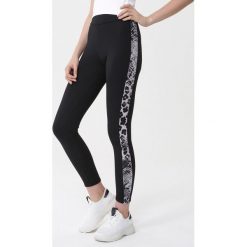 Czarno-Szare Legginsy Annalise. Czarne legginsy Born2be, l, bez wzorów, z dzianiny, długie. Za 49.99 zł.