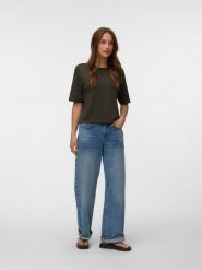 Vero Moda Sweter w kolorze khaki rozmiar: XL. Brązowe swetry Vero Moda, xl, bez wzorów, bez ramiączek. Za 73.95 zł.