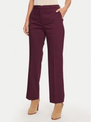 Guess Spodnie materiałowe Zoe W4BB16 WGIH2 Bordowy Regular Fit. Czerwone spodnie materiałowe Guess, s, z aplikacjami, z materiału. Za 309.99 zł.