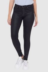 7 FOR ALL MANKIND Woskowane czarne jeansy damskie HW SKINNY COATED SLIM ILLUSION, Rozmiar 29. Czarne jeansy 7 for all mankind, s, bez wzorów. W wyprzedaży za 649.99 zł.